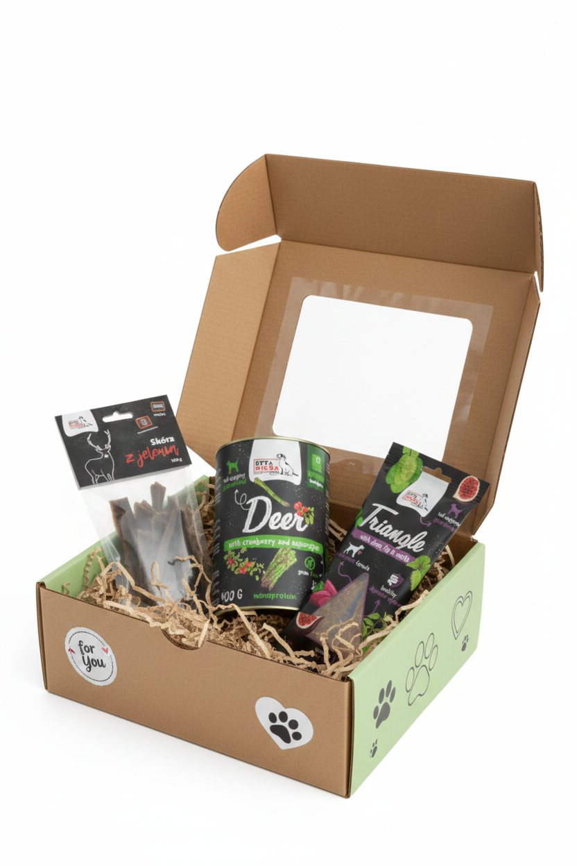 Zestaw degustacyjny dla psa alergika mono jeleń