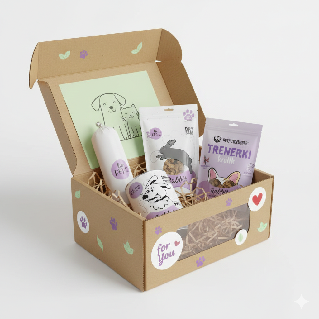 Zestaw degustacyjny dla psa alergika mono królik